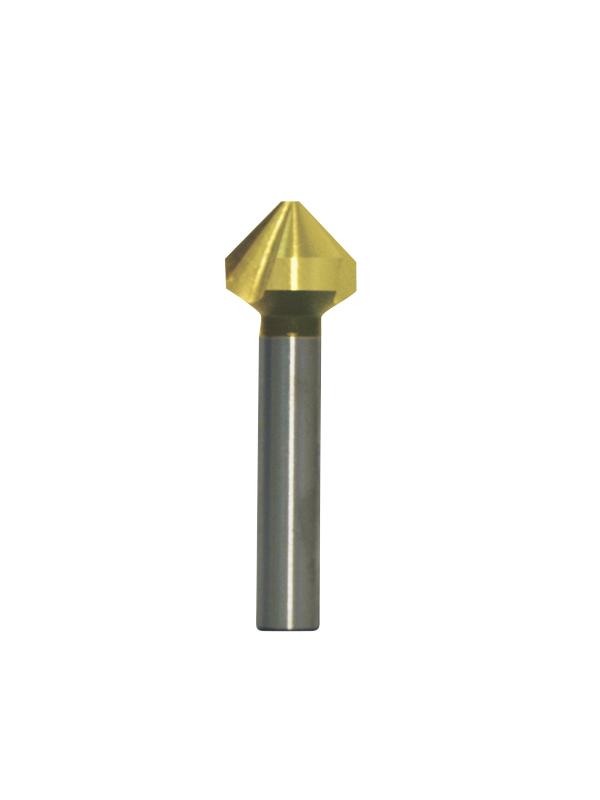 Fraise métaux HSS à chanfreiner - 90° - Weldon 19 Ø 30 mm : Outils Coupants  Promeca